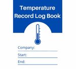 TEMPERATURE RECORD LOG BOOK  A4 SIZE/ 6 MONTH COVER / FRIDGE FREEZER TEMPERATURE