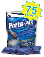 PORTA-PAK express drop-in  (75 sachets)  cassette toilet chemical  BIG VALUE BAG