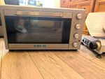 Adexa 2000W Electric Countertop Oven Silver/Black Timer Temp Control 230V