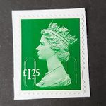 Machin security £1.25 stamp unfranked used fine collectable arts crafts on paper
