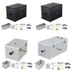 8-30LBS Commercial Catering Grease Trap Steel Waste Fat Interceptor Separator