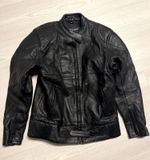 Rayven Motorcycle Jacket Womens UK 10 Black Genuine Leather Armored Protection