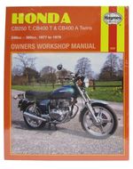 Haynes Workshop Manual 429 Classic Honda CB250T CB400T CB400A Twins 1977 to 1979