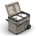 ALPICOOL COMPRESSOR FRIDGE FREEZER 48L 12V 230V DUAL ZONE CAMPING VAN COOLBOX