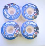 Blind Reaper Impersonator Skateboard Wheels, 51mm, Blue/White, 4pc