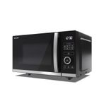 Sharp Black 25 Litre 900W Flatbed Microwave Oven, ECO Function - YC-QS254AU-B