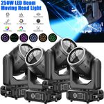 200W Rotation 18Prism LED Moving Head Light RGBW Gobo Beam Stage Lighting DJ DMX