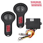   WIRELESS WINCH REMOTE CONTROL TWIN HANDSET WINCHMAX BRAND 24V 24 VOLT  