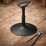 Farrier Horse Hoof Stand Trimming Foot - Portable & Adjustable Hoof Stand -Black