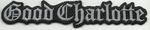 GOOD CHARLOTTE logo shaped 2005 - EMBROIDERED IRON/SEW ON PATCH import