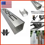 SUIGDRR 304 Stainless Steel Trench Drain Kit,Narrow Channel Drain Grate