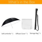 60" 150cm Photography Studio Lighting Reflective Umbrella Large Diffuser Cover
