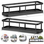 2x Self Adhesive Bathroom Shower Caddy Shelf Rack Storage Organiser Wall Sticker