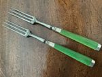 PAIR GEORGE III GEORGIAN FORKS