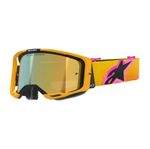 Alpinestars 2026 Vision 8 Corp Motocross Goggles Orange Yellow Pink Mirror Gold