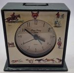 Bryn Parry Designed "Hunting Alarm Clock" Battery Operated Black Casing Working