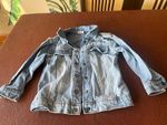 FRED+FLO Baby Blue Denim Jacket 18-24 Months Button Front Pockets Long Sleeve