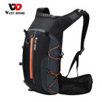WEST BIKING 10L Waterproof Outdoor Sports Bicycle Bag Backpack Rucksack Orange