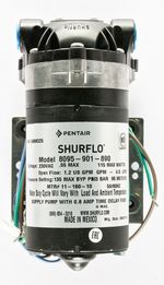 SHURFLO WATER PUMP 135PSI 240V 8095- 901- 890 CARPET Cleaning machine