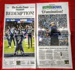 Seattle Seahawks (NFL) Superbowl LX 2026 Seattle Times Newspaper. Complete Mint.