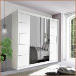 Sliding Wardrobe with Mirror Doors | Modern Sliding Door Wardrobe for bedrooms