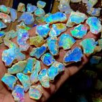 Dry opal rough lot AAA Cut grade opal rough natural Ethiopian Welo opal raw lot