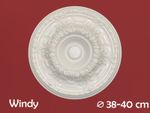 Ceiling Rose Polystyrene Easy Fit Very Light Weight  39.6 cm WindyS Fast shippin