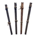 Sono Wood Thick Long & Durable Chopsticks With Stand 4 Pcs