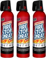 One Chem - 3 x 750g Fire Stop Spray - For Home, Kitchen, Car, Caravan, Camping