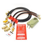 Static Caravan 4 Bottle Auto Change Over Lp Lpg Propane Gas Regulator Rf6030