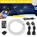 600pcs Twinkle Meteor Fiber Optic Car Home Headliner Shooting Star Light kit 3M