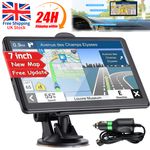 7 Inch GPS Navigation for Car Truck NAV SAT UK&EU Free Maps 8GB FM Touch Screen