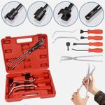 8PC Brake Shoe Service Tool Set Removal & Instaler Retaining Spring Plier Spoon