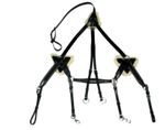 New 5 Point Breastplate + Martingale Black & Brown, X Full/Full/Cob/Pony On Sale