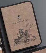 Giorgione 57-Piece Sketching Art Set Drawing Pencils Charcoal Sketchbook Case