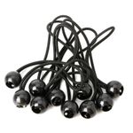 10pcs Flag Pole Clip Attach Windsocks Ball Bungee Cord Ties Rope Flags To Poles