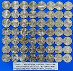 AMERICA THE BEAUTIFUL Quarter 56 Coin Uncirculated Set 2010-2021 ~ DENVER MINT!