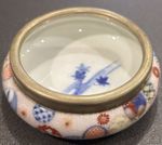 Antique Hand Painted Fukagawa Porcelain Bowl: Vintage Japanese