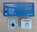 Renata Watch Battery 364 (SR621SW)- Swiss Longest expiry