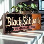 Black Sabbath Heaven & Hell Tour Sign – Vintage style Heavy Metal Music Plaque