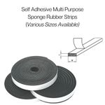 Self Adhesive Multi-Purpose Sponge Rubber Strips – Neoprene & EPDM for Sealing