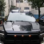 For 2012-22 Ford Ranger T6 T7 T8 LED Roof Light Pod Bar Off Road Spoiler Black