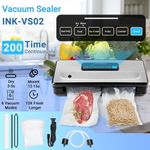 INKBIRD Vacuum Sealer Machine INK-VS02 Seal Bags Starter Kit Cutter Dry Moist UK