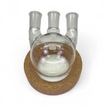 Chemglass Heavy Wall 500mL 3-Neck 24/40 Round Bottom Flask CG-1522-05