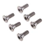 6 Pcs M8 x 20mm Titanium  Motorcycle Brake Disc Rotor Mount Bolt Screw