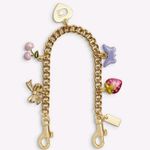 Coach Gold Motif Extension Swagger Chain With Charms Limited  NWT