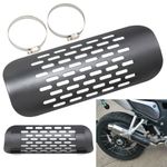Motorcycle Exhaust Middle Pipe Heat Shield Link Cover Muffler Protective Guard