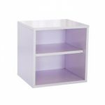 Stackable Cube Cabinet with Doors Easy Assembly Household Storage adaptable Use