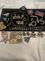 Junk Drawer WEARABLE JEWELRY Lot Includes TRIFARI NAPIER AVON See Pic#15 *Read*
