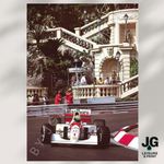 Ayrton Senna Inspired Formula One F1 Print - wall art poster A4 A3 A2 A1